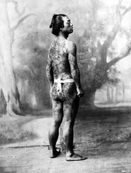 Tätowierter Betto, ca. 1860-80